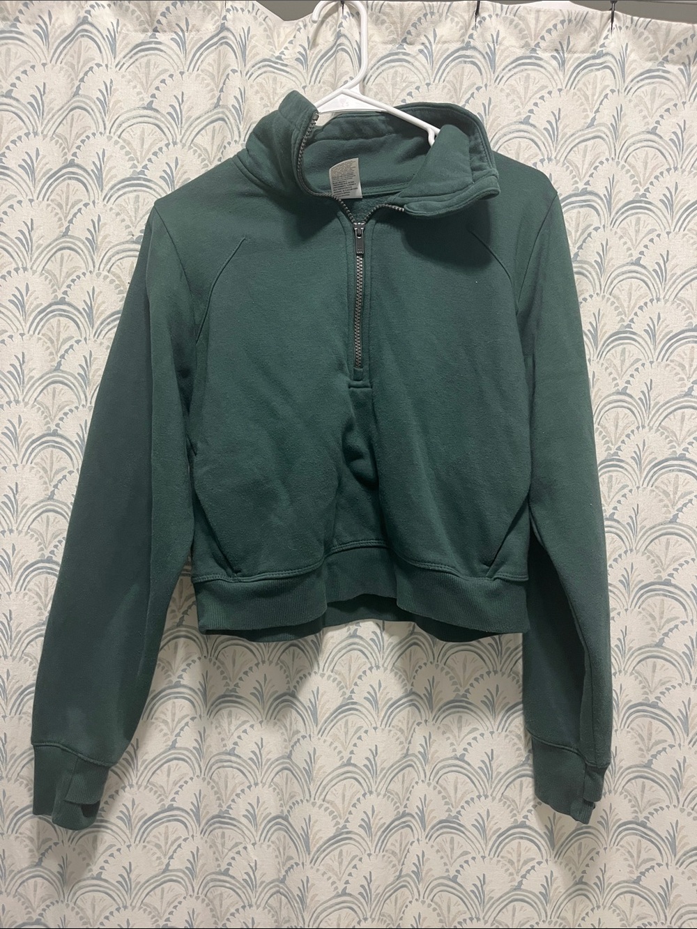 all in motion Forest Green Half-Zip Pullover Hoodie